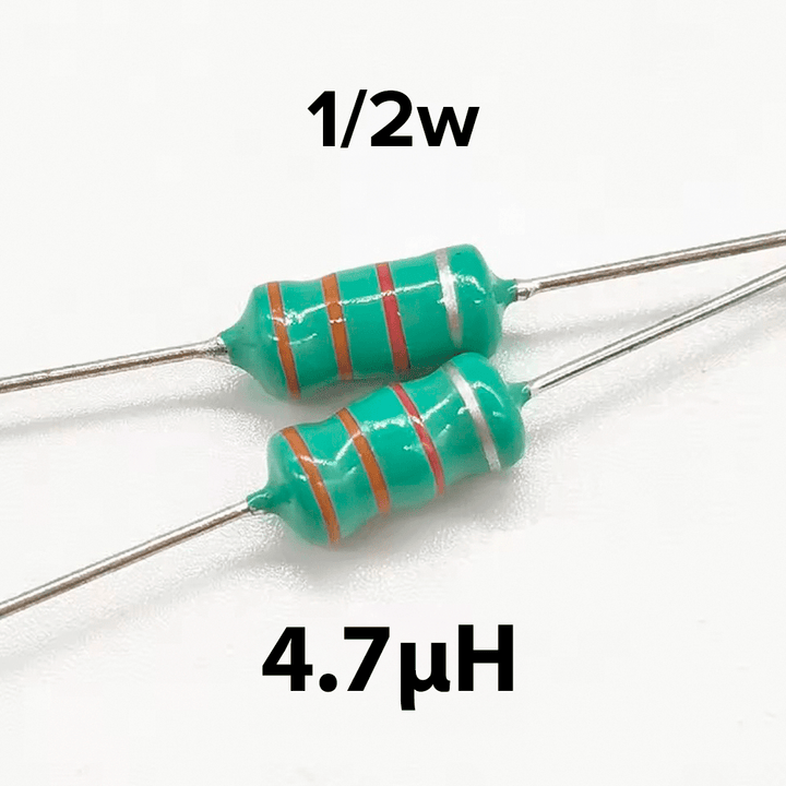 Bobina de inductancia axial con potencia 1/2W - Tecneu