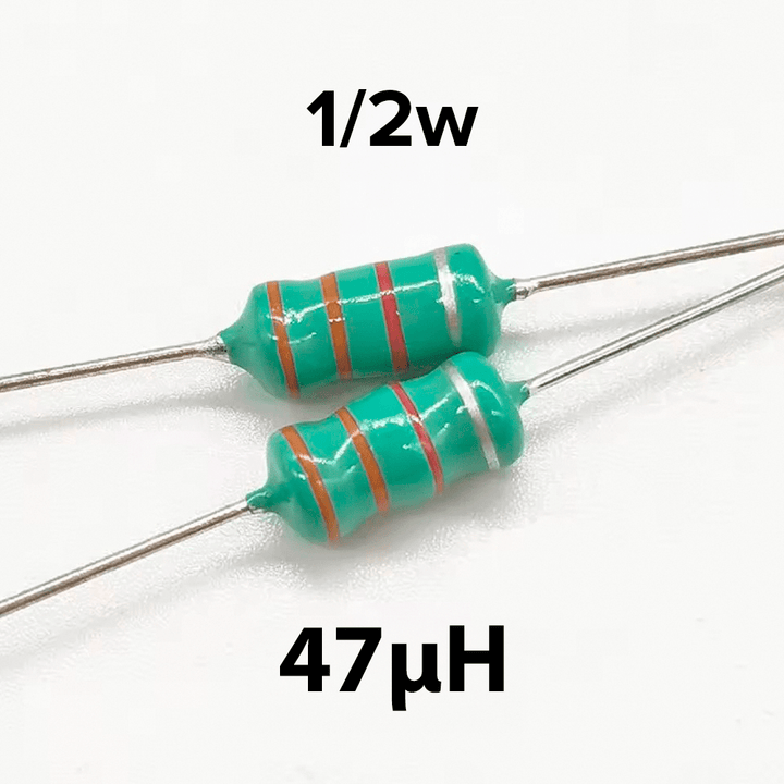Bobina de inductancia axial con potencia 1/2W - Tecneu