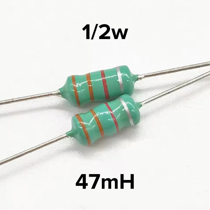 Bobina de inductancia axial con potencia 1/2W - Tecneu