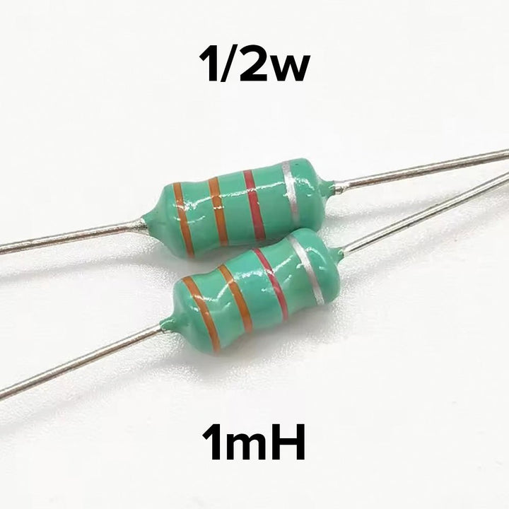 Bobina de inductancia axial con potencia 1/2W - Tecneu