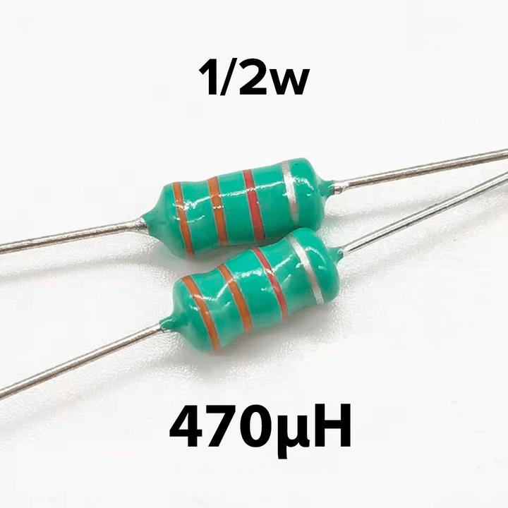 Bobina de inductancia axial con potencia 1/2W - Tecneu