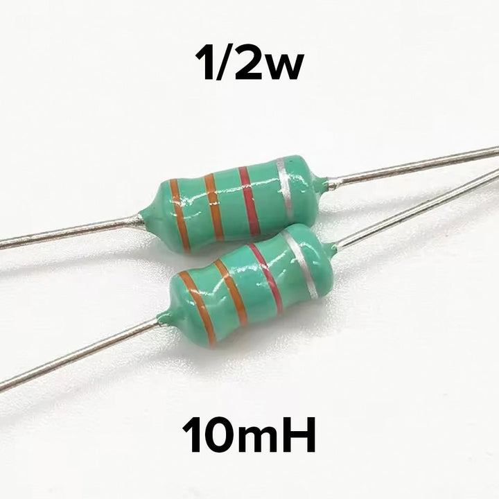 Bobina de inductancia axial con potencia 1/2W - Tecneu
