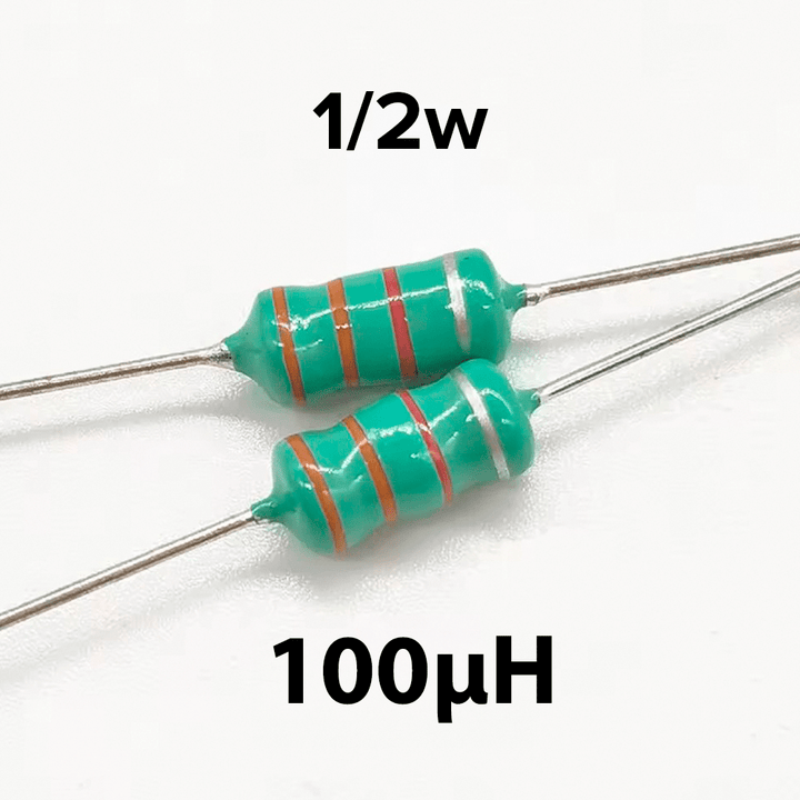 Bobina de inductancia axial con potencia 1/2W - Tecneu