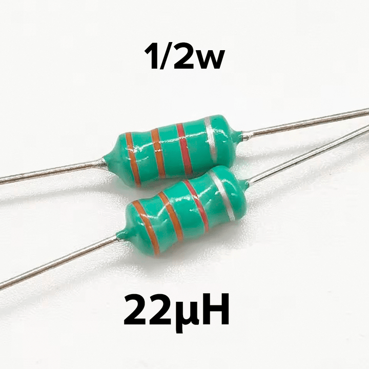 Bobina de inductancia axial con potencia 1/2W - Tecneu