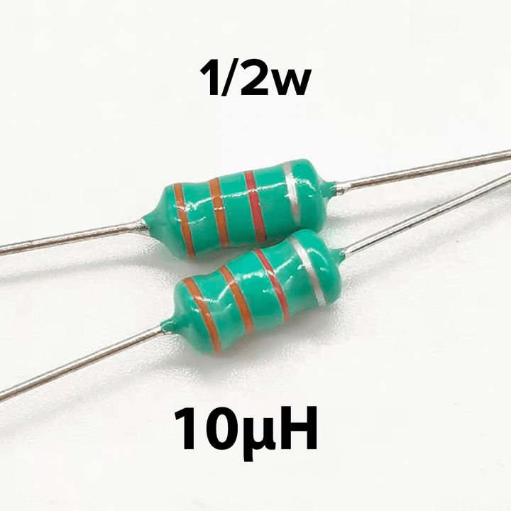Bobina de inductancia axial con potencia 1/2W - Tecneu