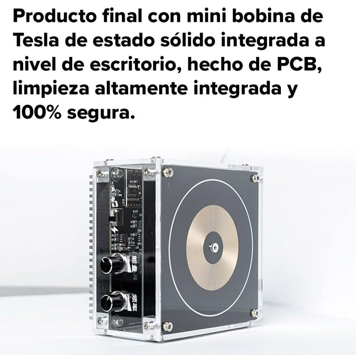 Bobina Tesla Musical Efectos Visuales Plasma Bluetooth 10cm - Tecneu