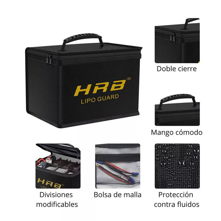 Bolsa De Seguridad Para Baterías Lipo A Prueba De Explosiones - Tecneu