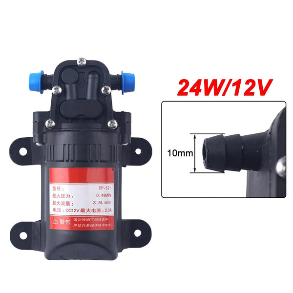 Bomba De Agua 70psi Diafragma Portátil 3.5l/min 12v 2a 24w - Tecneu