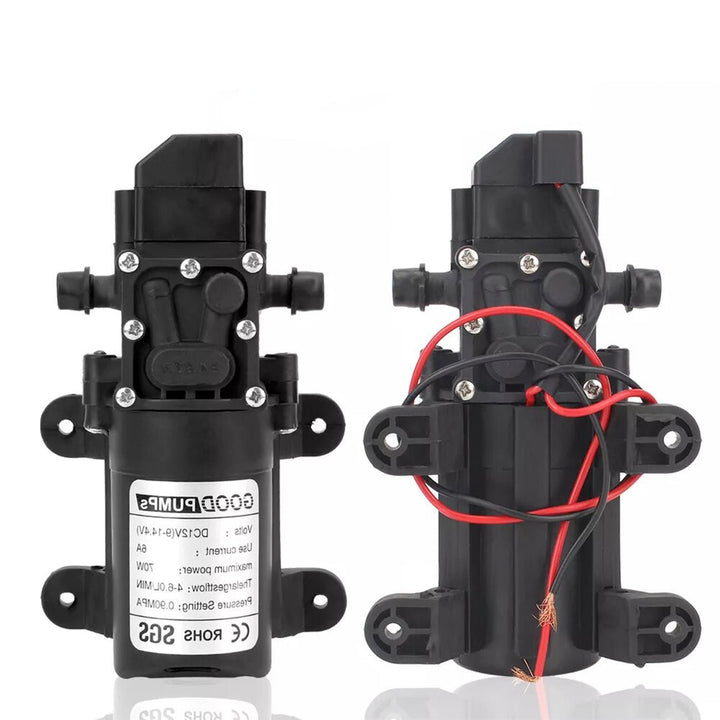 Bomba De Agua Diafragma Inteligente 1/4inch 6L Alta Presión 12v 70w - Tecneu