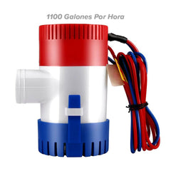 Bomba Eléctrica De Agua 12v Sumergible Centrífuga 1100GPH  Achique Marino
