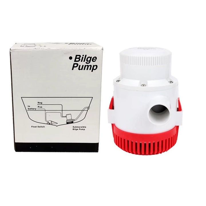 Bomba Eléctrica De Agua 12v Sumergible Centrífuga 3700GPH Achique Marina CH8028 - Tecneu