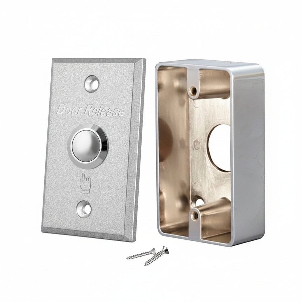 Botón De Cotrol Acceso Cerradura Magnética + Caja Registro