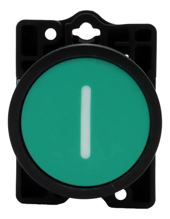 Botón Pulsador Industrial 22mm XB2 - EA3311 Verde ZB2 - BE101C - Tecneu