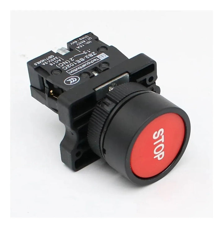 Botón Pulsador Industrial 22mm ZB2 - BE - Tecneu