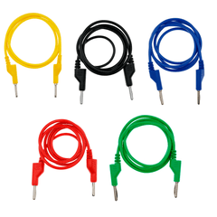 Cable 1m Conector Banana A Banana Macho 4mm 1000v 15a Apilable