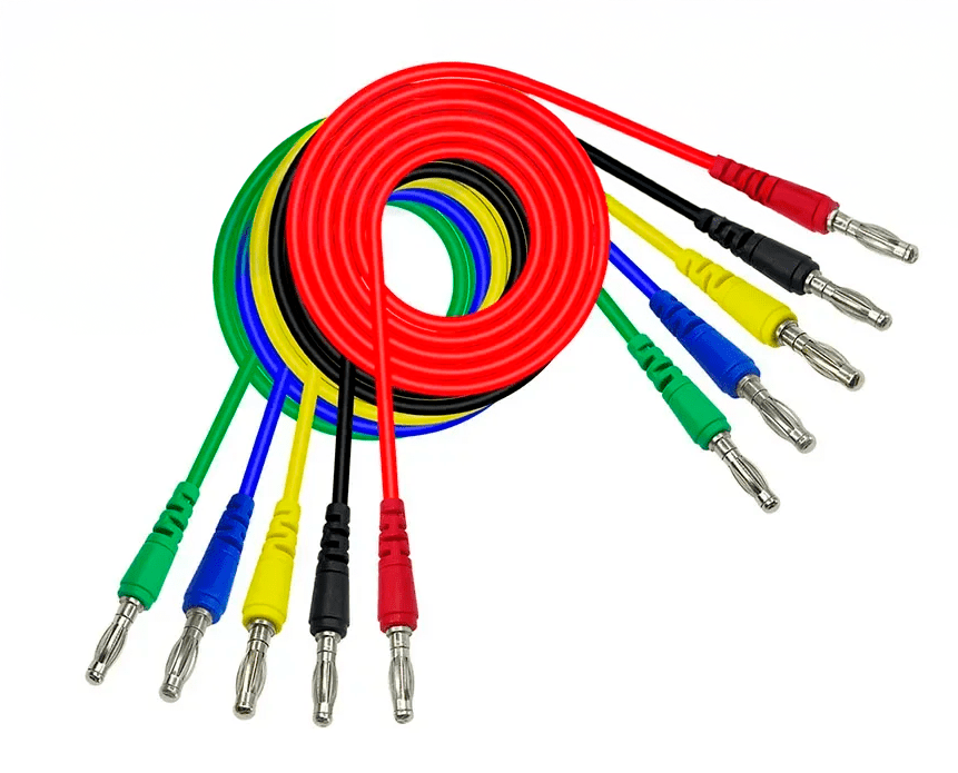 Cable de Prueba 1m Conector Banana Macho-Macho 4mm
