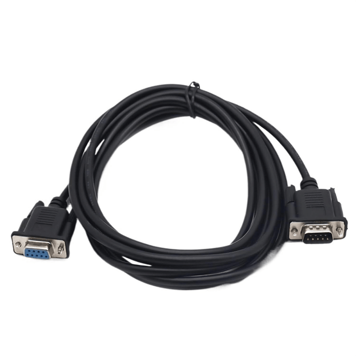 Cable Extensión Serie RS - 232 DB9 Macho a Hembra Directo 1.5m 30AWG PLC - Tecneu