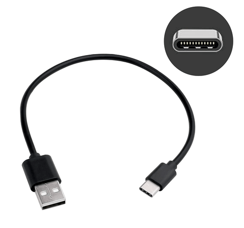 Cable USB tipo C 30cm Para Carga Rápida Audífonos Reloj Accesorios