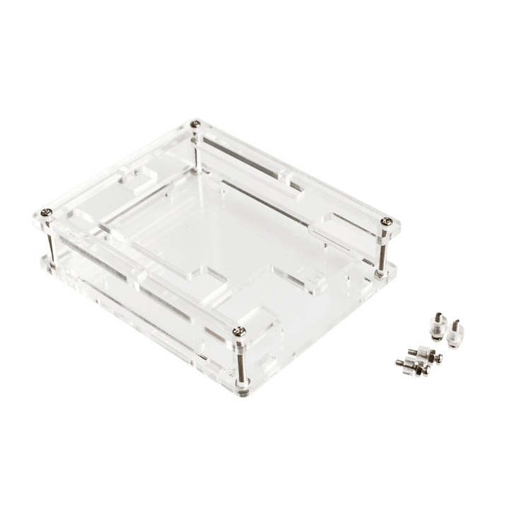 Caja De Acrílico Protector Gabinete Case Para Tarjetas Uno - Tecneu