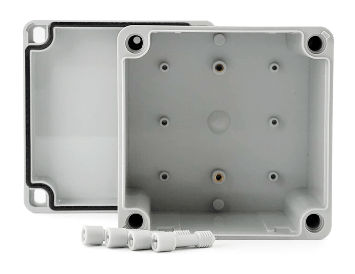 Caja de Conexiones Plástico ABS Impermeable IP66 100x100x75mm - Tecneu