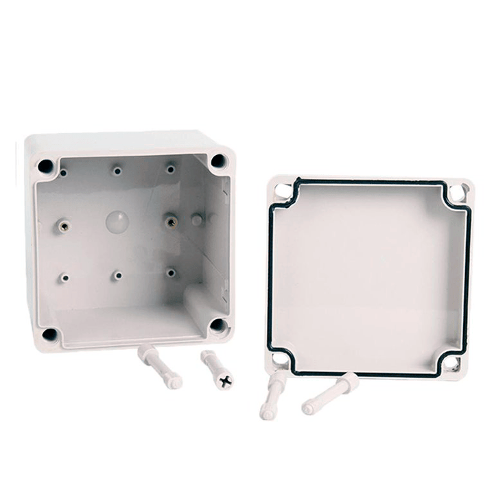 Caja de Conexiones Plástico ABS Impermeable IP66 100x100x75mm - Tecneu