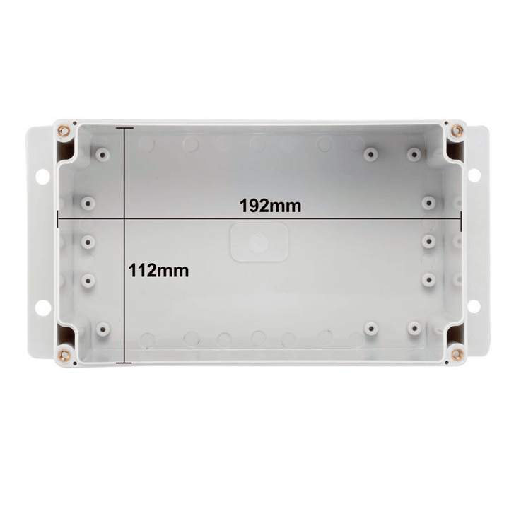 Caja de Conexiones Plástico ABS Impermeable IP66 200x120x75mm - Tecneu