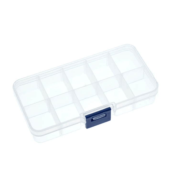 Caja Organizadora 10 Divisiones Modificables Transparente - Tecneu