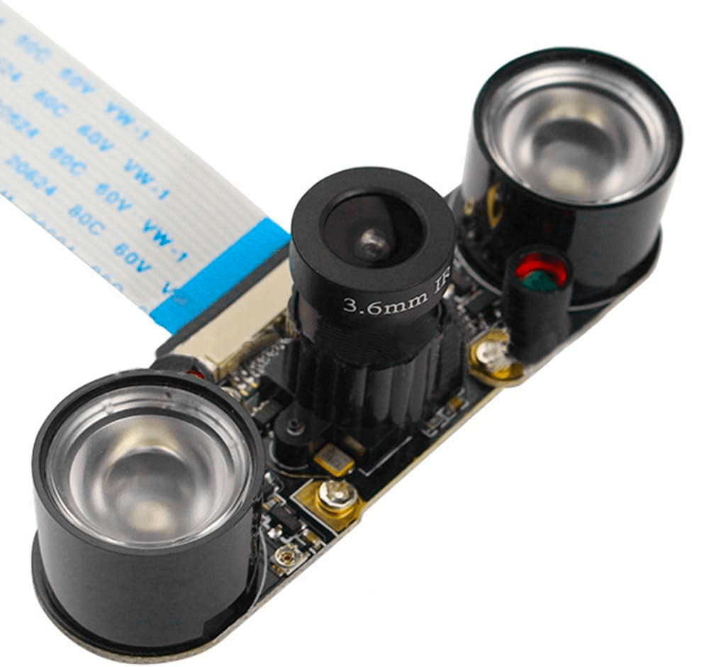 Cámara Raspberry Pi Ov5647 Enfoque Ajustable Visión Nocturna 5MP