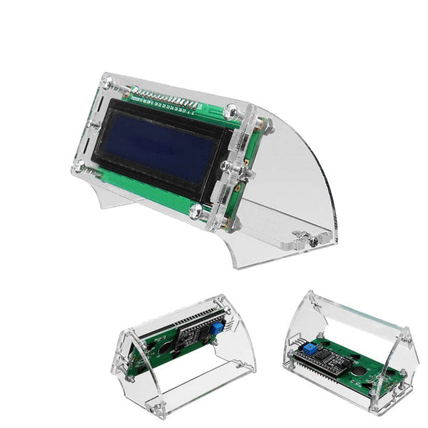 Carcasa Base Case Acrílico Para Display Lcd 16x2 1602 - Tecneu