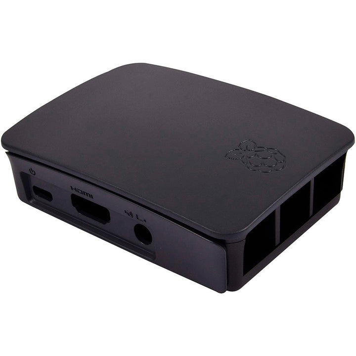 Carcasa Para Raspberry Pi 3 3b+ Case Blanco Negro - Tecneu