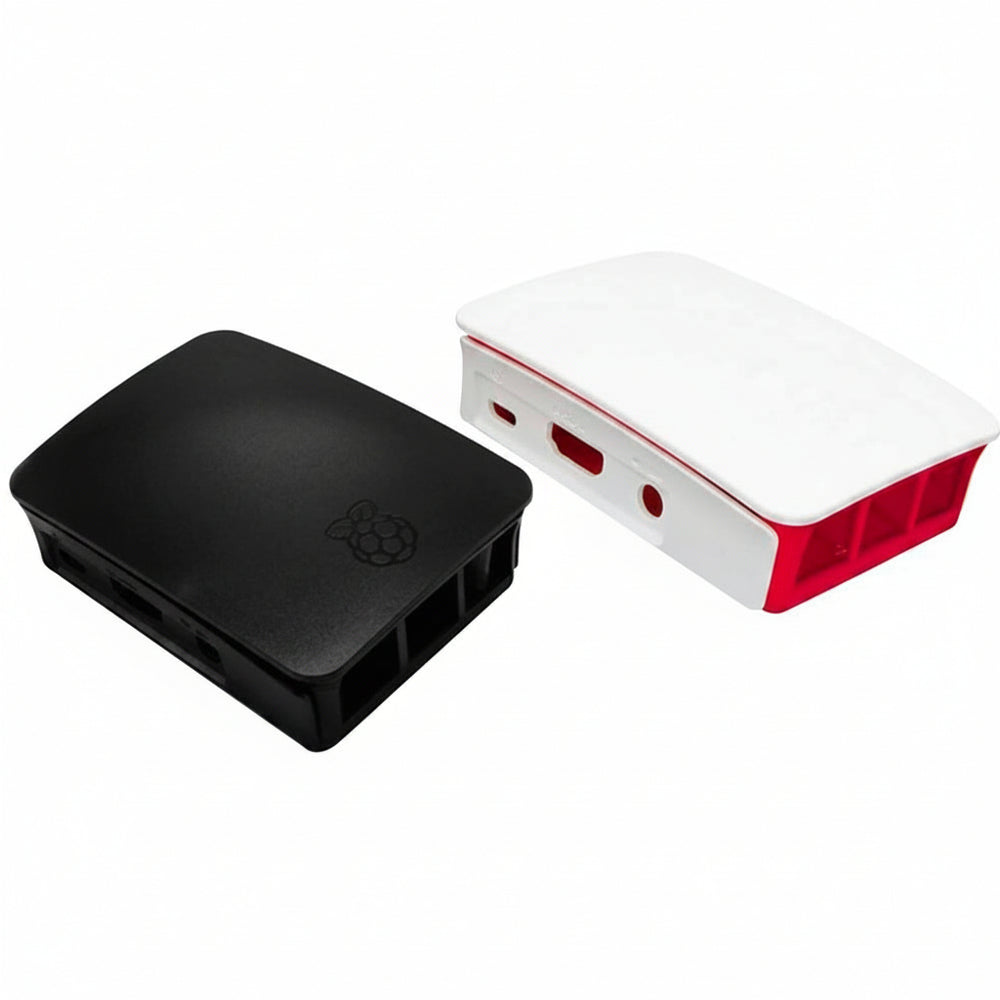 Carcasa Para Raspberry Pi 3 3b+ Case Blanco Negro