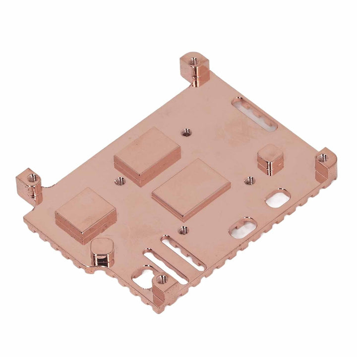Carcasa Protector Para Raspberry Pi 5 + Disipador De Cobre + Ventilador - Tecneu