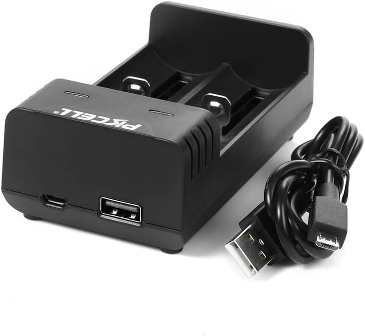 Cargador de batería 8221 para baterías de iones de litio 18650 - Tecneu
