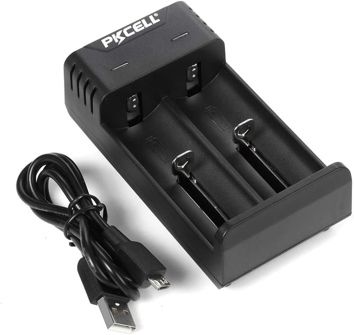 Cargador de batería 8221 para baterías de iones de litio 18650 - Tecneu