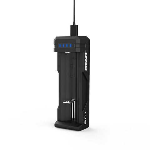 Cargador de Baterías 18650 XTAR SC1 Tipo C 2A