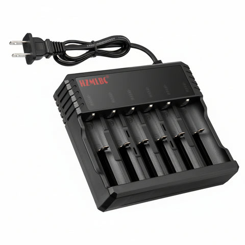 Cargador Inteligente Para Baterías Li-Ion 18650/26650/14500/16340 - Doble Ranura Independiente, Carga Rápida Y Segura