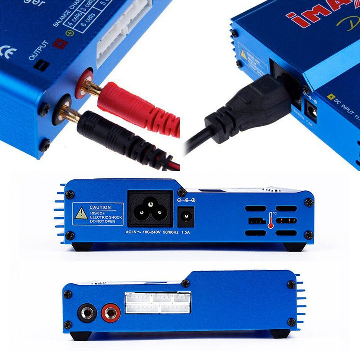 Cargador De Baterías Imax B6ac 110v 12vdc 80w Robotica Dron - Tecneu