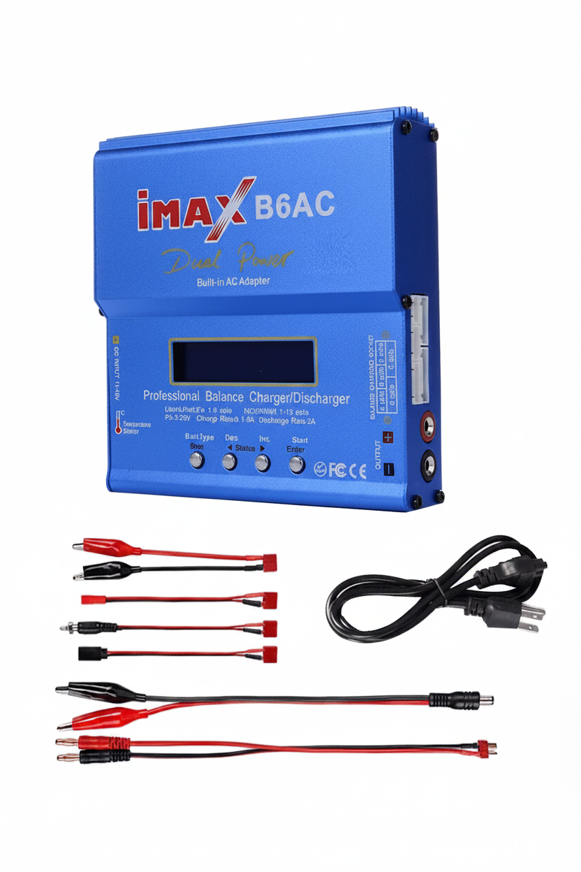 Cargador De Baterías Imax B6ac 110v 12vdc 80w Robotica Dron