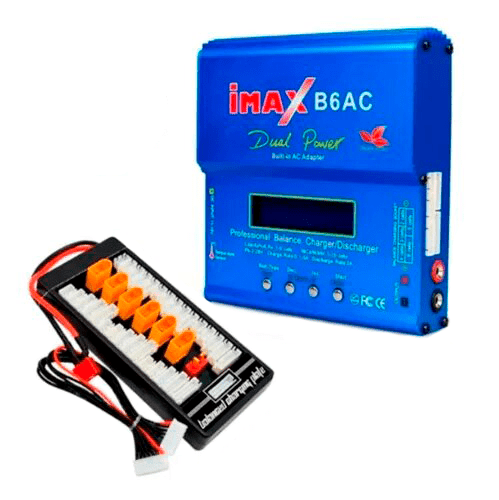 Cargador De Baterías Lipo Imax B6ac 80W + Adaptador Multicarga - Tecneu
