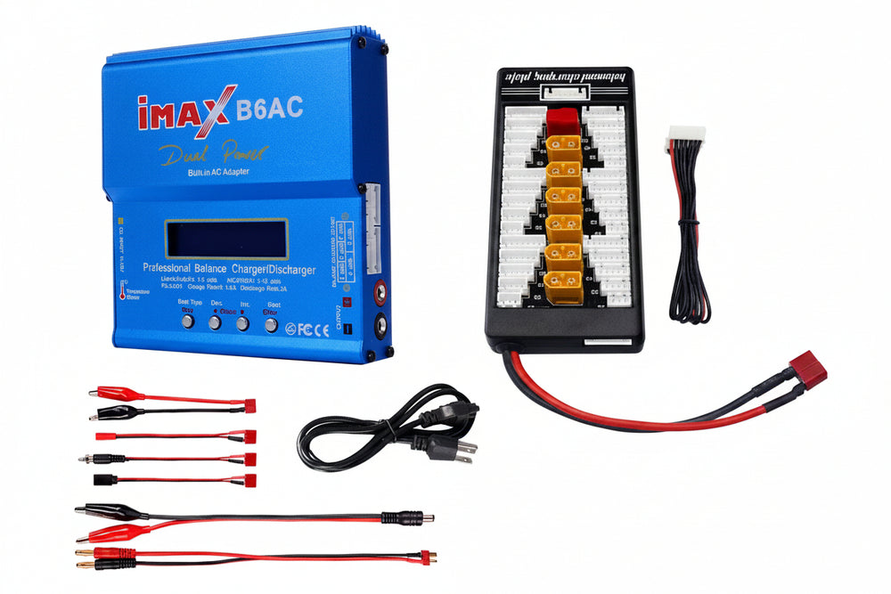 Cargador De Baterías Lipo Imax B6ac 80W + Adaptador Multicarga