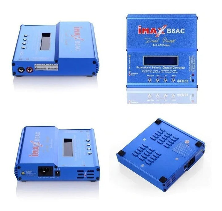 Cargador De Baterías Lipo Imax B6ac 80W + Adaptador Multicarga - Tecneu