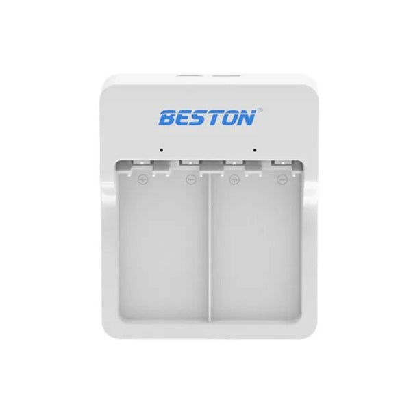 Cargador De Pilas 9v Li - ion/nimh Para 2 Baterías Recargables Con Luz Indicadora - Tecneu