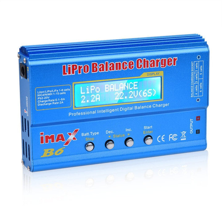 Cargador Eliminador Batería Imax B6 Nimh Lipo 1 - 6s Nicd 80w - Tecneu
