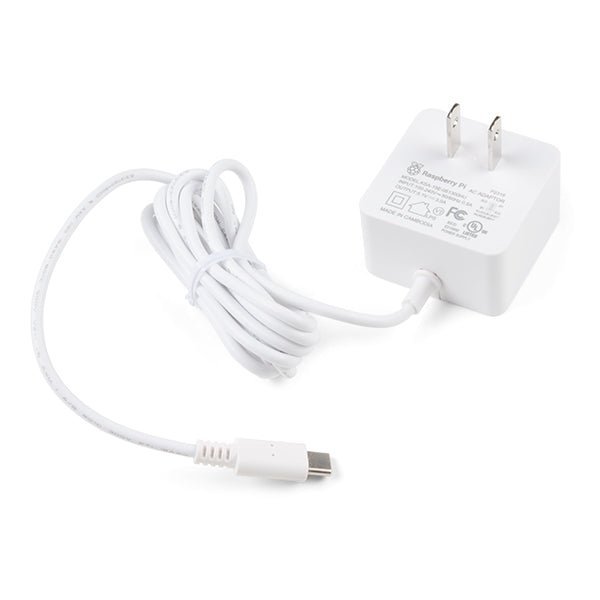 Cargador Eliminador Raspberry Pi 5V 3A 15W Tipo C Original - Tecneu