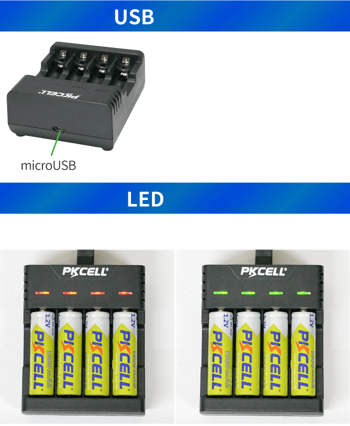Cargador Pilas Recargables Aa/ Aaa Rapido Pk - 8146 - Tecneu