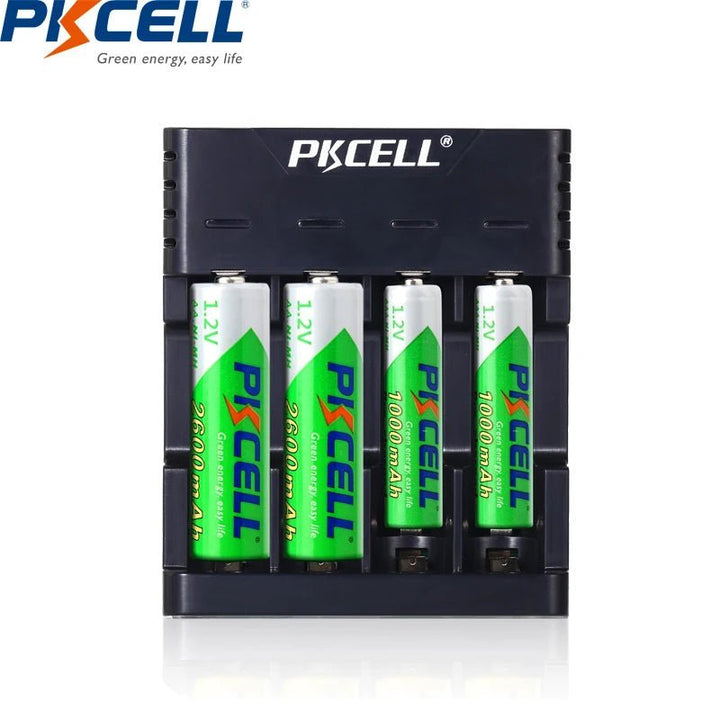Cargador Pilas Recargables Aa/ Aaa Rapido Pk - 8146 - Tecneu
