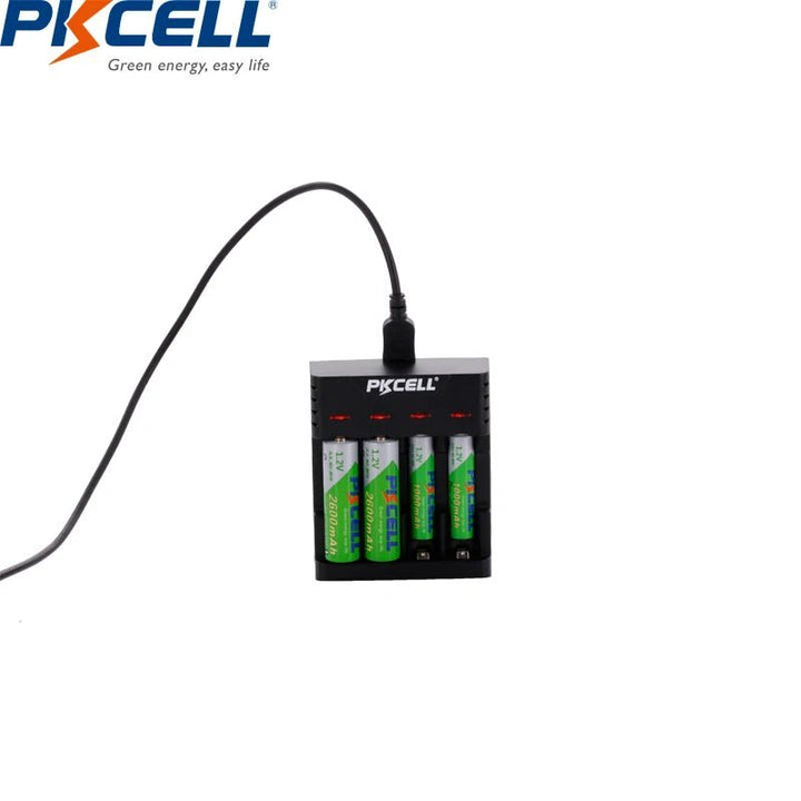 Cargador Pilas Recargables Aa/ Aaa Rapido Pk - 8146 - Tecneu