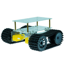 Carro Robot Chasis De Tanque Llantas Oruga Piso Doble