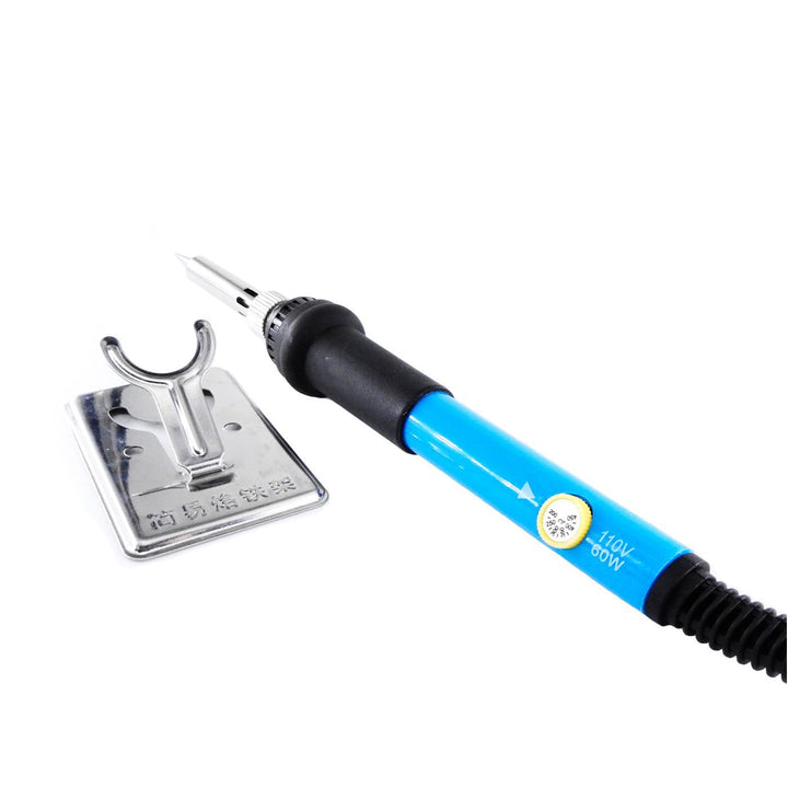 Cautín Bolígrafo 60w 110v Kit Soldadura Eléctrica Ajustable Con 5 Puntas Y Soporte - Tecneu
