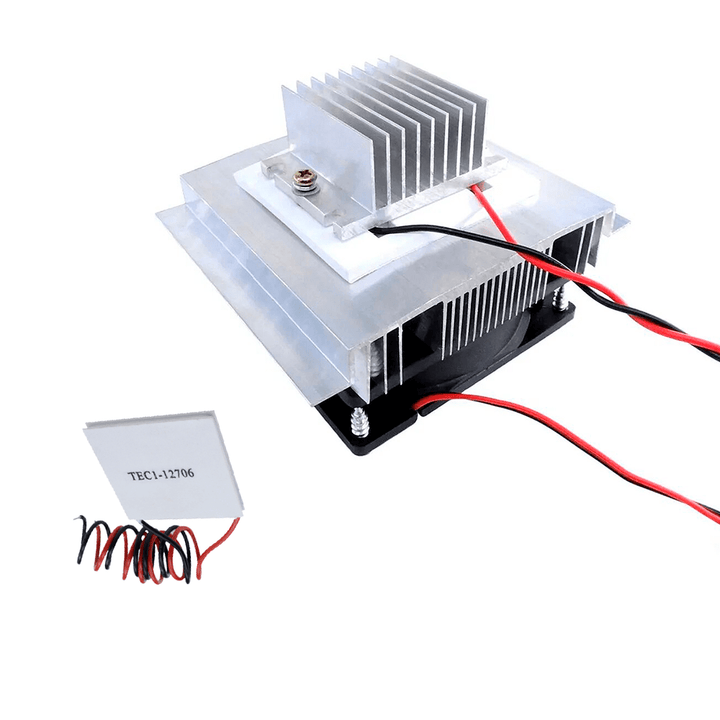 Celda Peltier Tec1 - 12706 + Disipador + Ventilador + Fuente - Tecneu